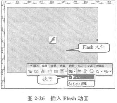 插入Flash動(dòng)畫